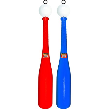 JA-RU Little Pro Baseball Toys ABS Plastic Blue/Red 2 pc 1108